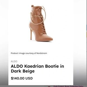 ALDO Heeled Boot in Dark Beige